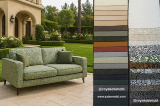 پارچه مبلی راحتی طرح دار و ساده خاص