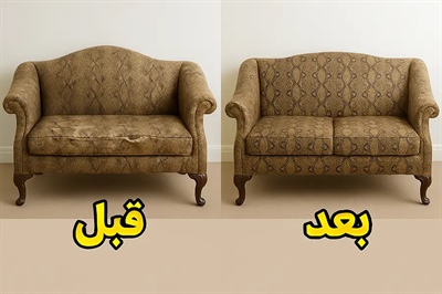 تعمیر مبل استیل پوست ماری