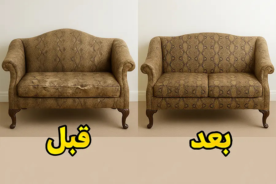 تعمیر مبل استیل پوست ماری